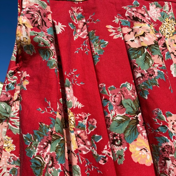 A-Line Floral Midi Dress - Picture 8 of 16